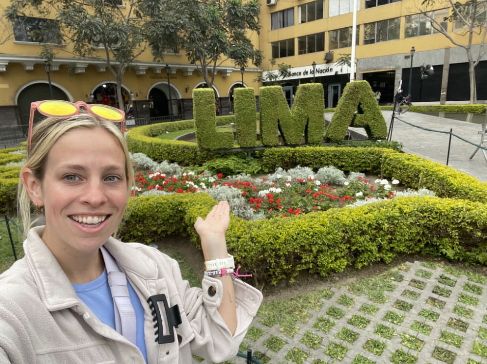 Jerrica Givens in Lima, Peru