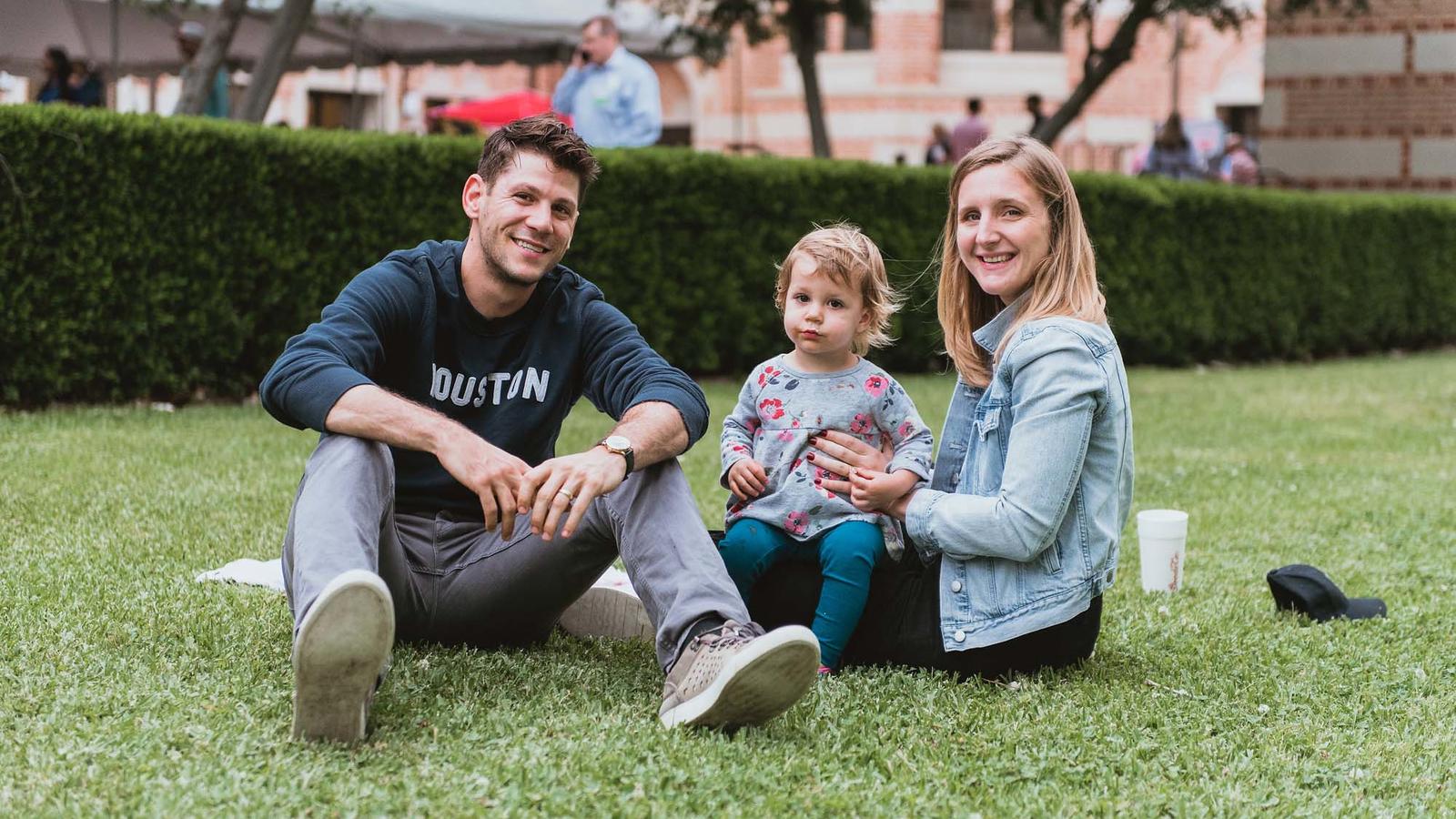 Family in the Courtyard